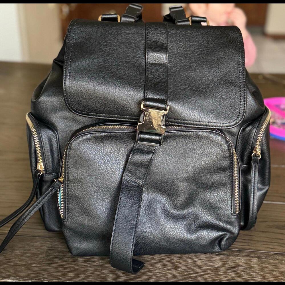 Mominside Leather Diaper Bag